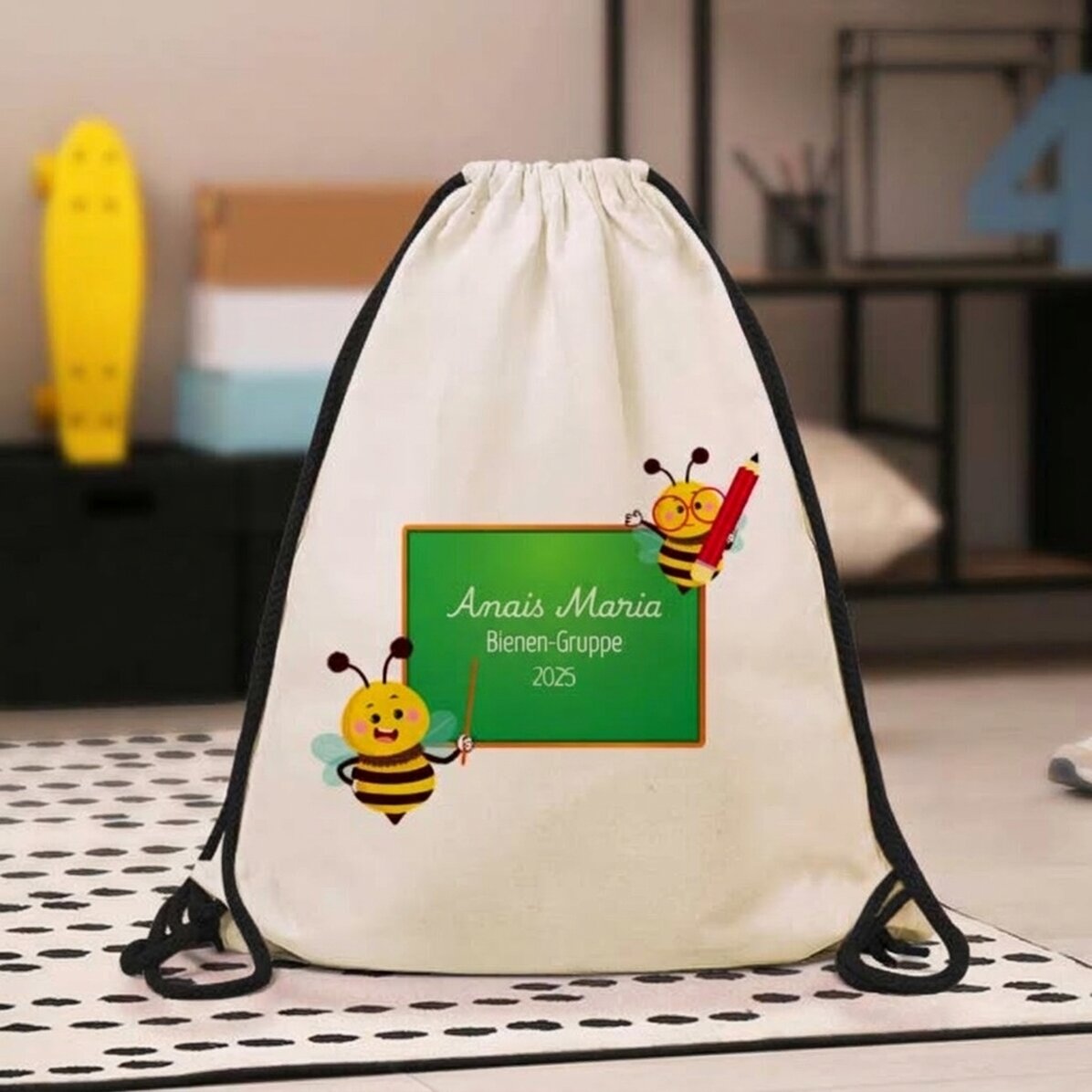 Personalisierter Rucksack mit Aufdruck – Der erste Tag im Kindergarten