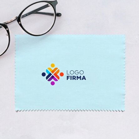 Individuell mit Logo bedrucktes Reinigungstuch für Bildschirme/Brillen