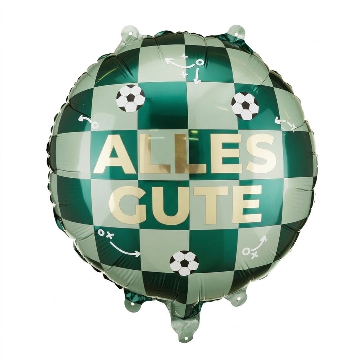 Ballon – Fußball „Happy Birthday“