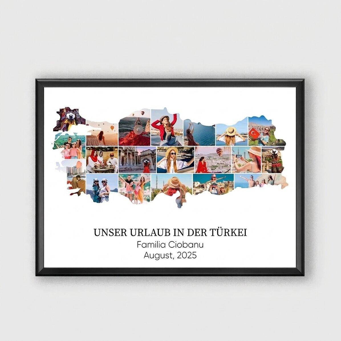 Individuell gestaltetes Bild mit 20 Fotos und Text – Türkei