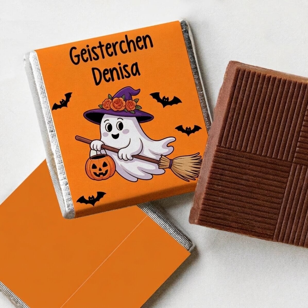 Personalisierte Mini-Schokolade mit Text – Fantoma