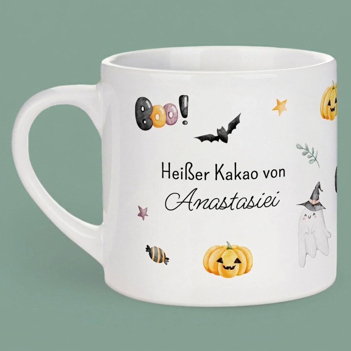 Personalisierter Kinderbecher mit Aufdruck – Halloween