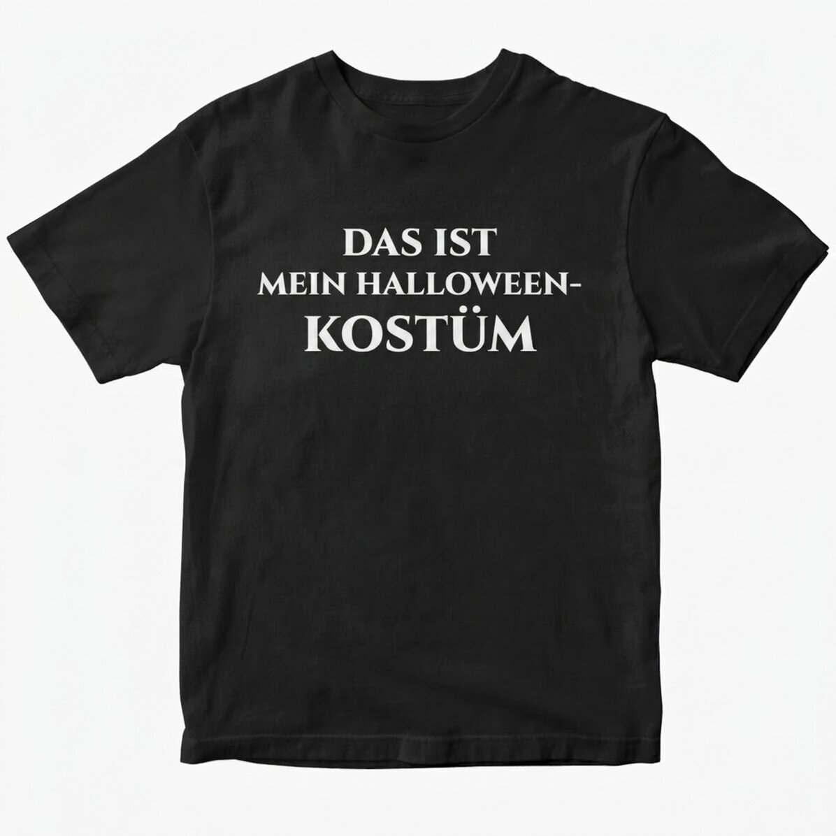 Personalisiertes Baumwoll-T-Shirt mit Aufdruck – Halloween