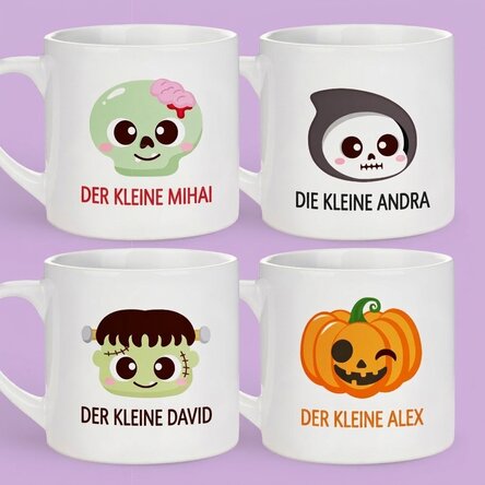 Personalisierter Kinderbecher mit Namen – Halloween