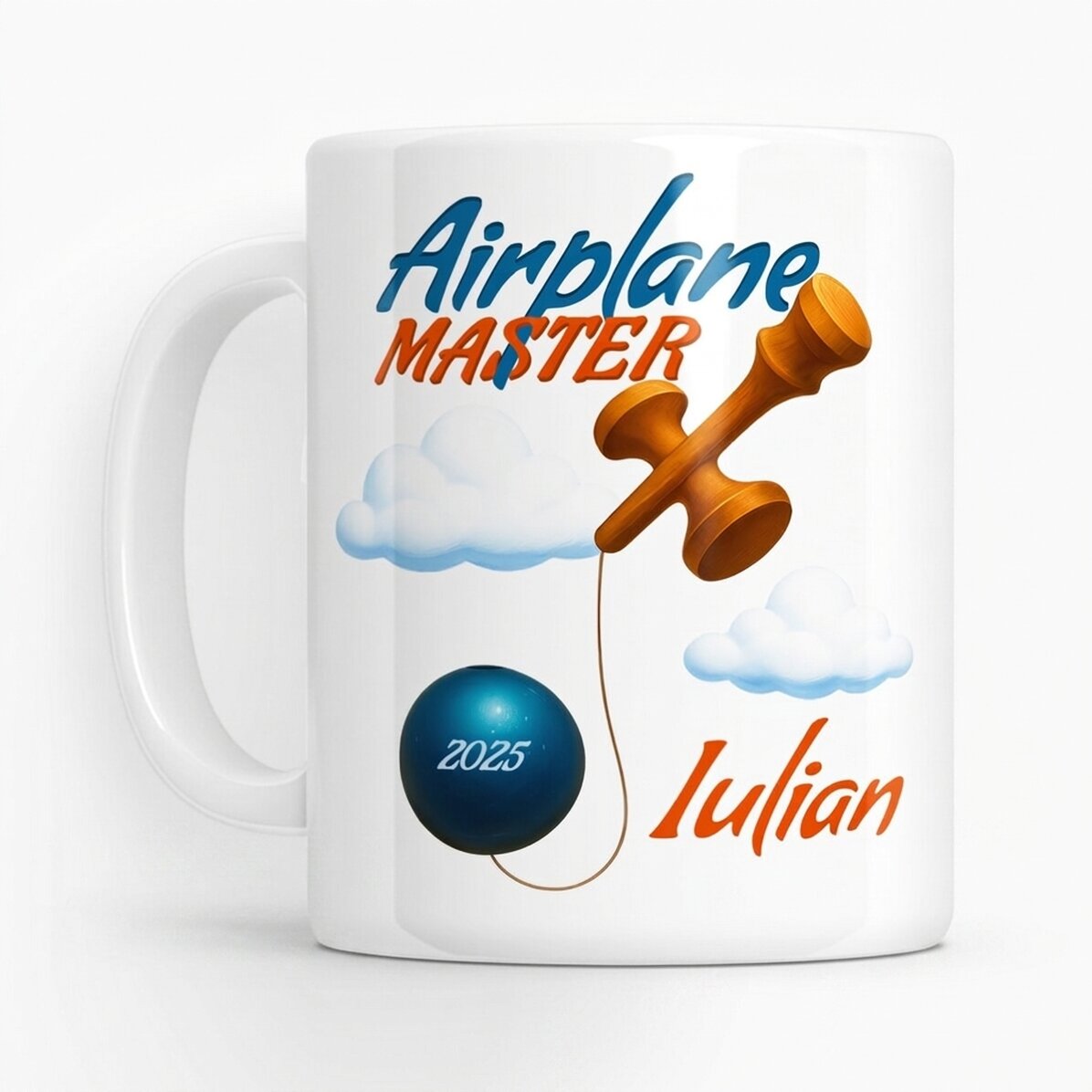 Personalisierte Tasse mit Text – Airplane Master