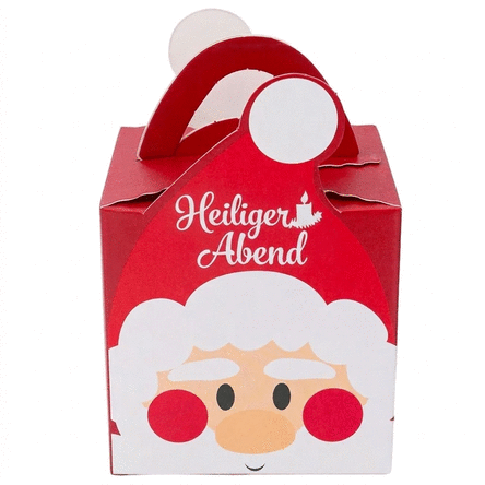 Geschenkbox mit Kugeln / Süßigkeiten / Dekorationen und anderen kleinen Geschenken