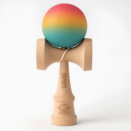 Individuell mit Namen personalisiertes Kendama des FC Rapid