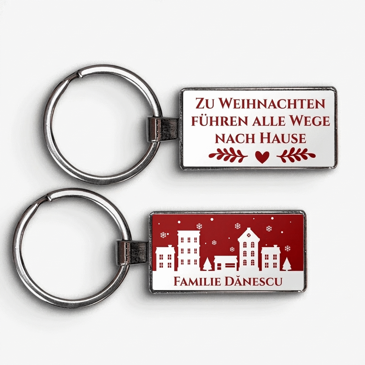 Personalisierter Schlüsselanhänger mit Text – Startseite