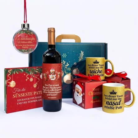Weihnachtsgeschenkbox für die liebsten Paten