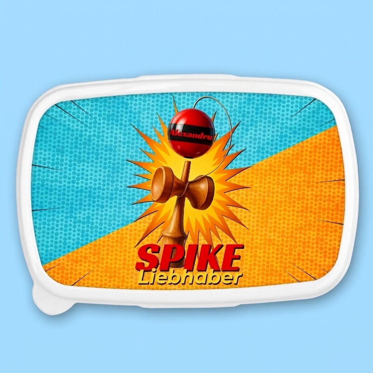 Lunchbox, personalisierte Auflaufform mit Text – Spike Enthusiast