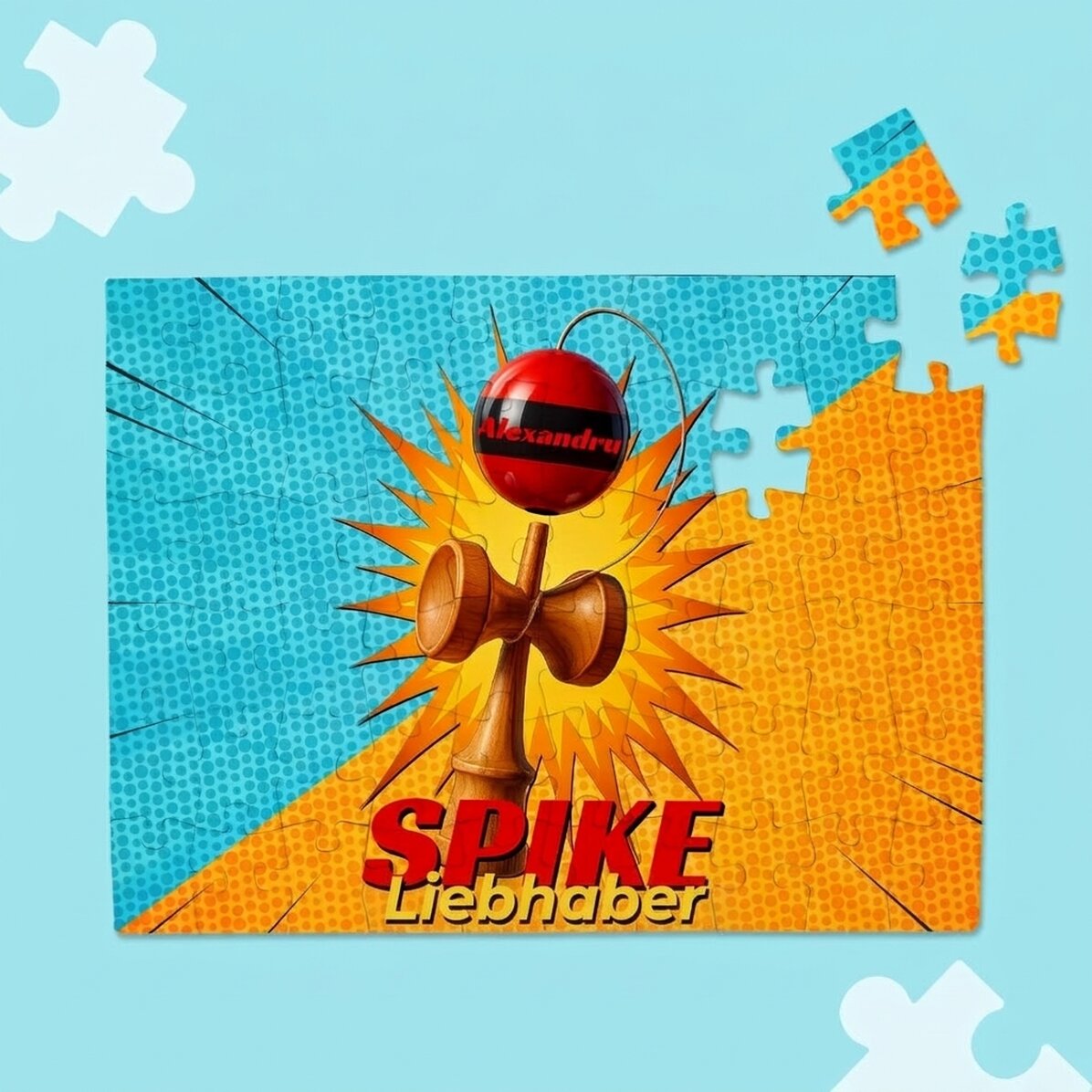 Personalisiertes Puzzle für Kinder – Spike Enthusiast