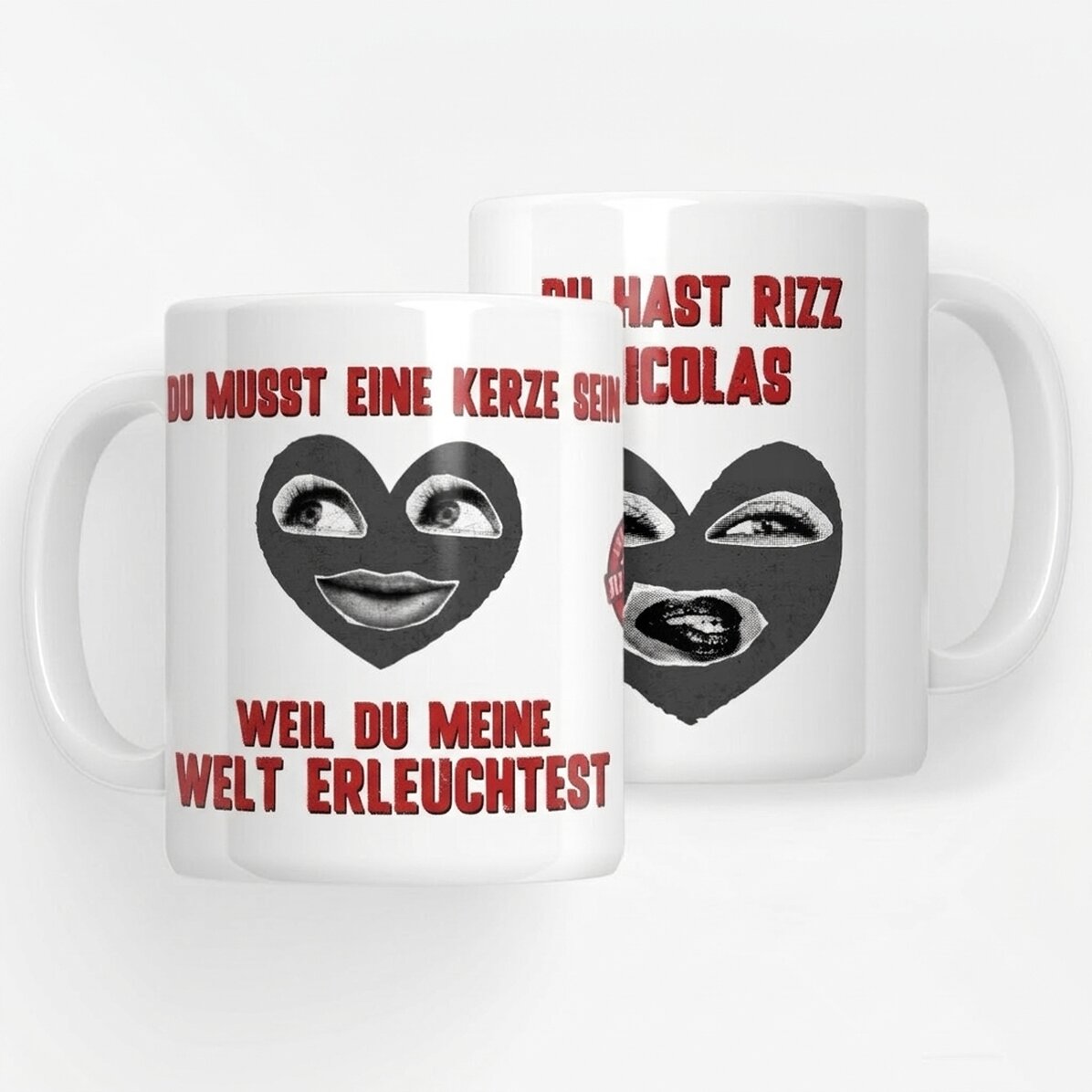 Personalisierte Tasse mit Botschaft – Rizzler Boyfriend