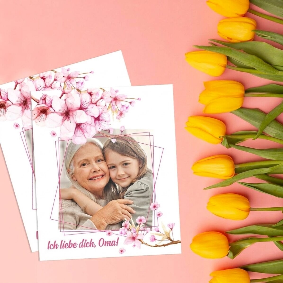 Personalisiertes Foto im Format 10 x 12 cm mit einem Bild – Frühling