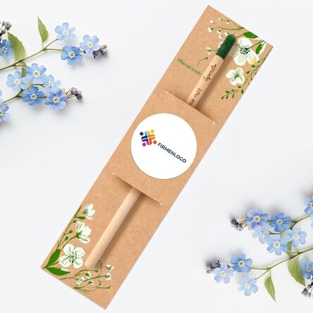 Personalisierter, pflanzbarer Bleistift mit Logo
