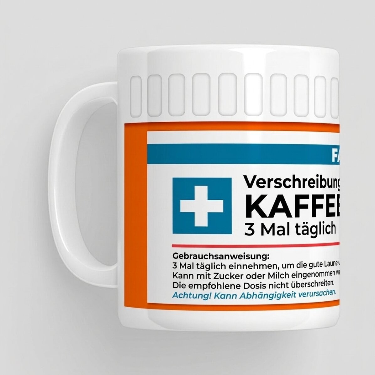 Tasse mit Aufschrift – Rezept