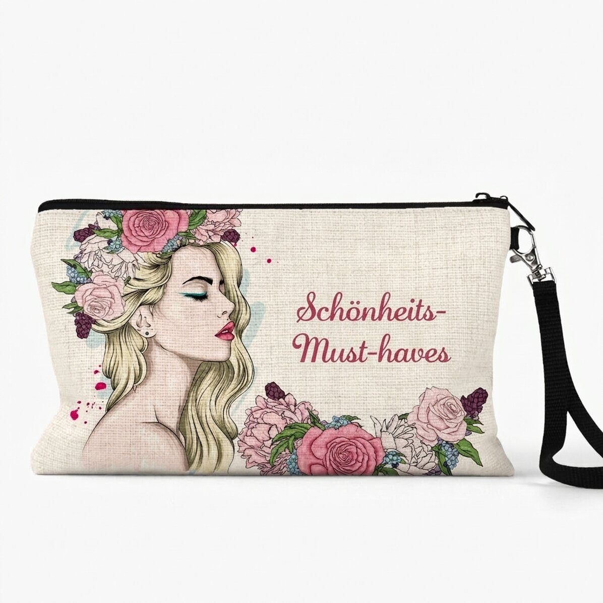Individuell gestaltetes Make-up-Set mit Schriftzug – Beauty-Essentials