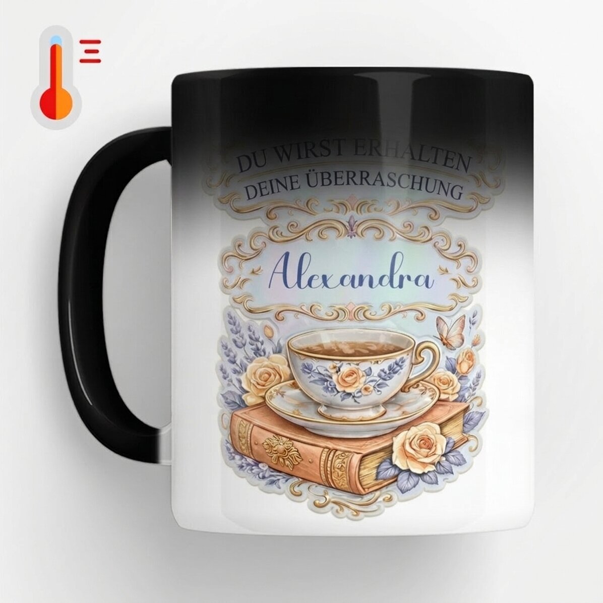 Personalisierte Zaubertasse mit Aufdruck – „I