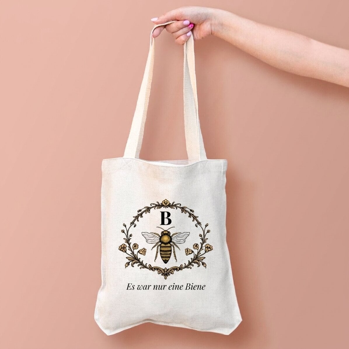 Personalisierte Tragetasche mit Aufdruck – Bee