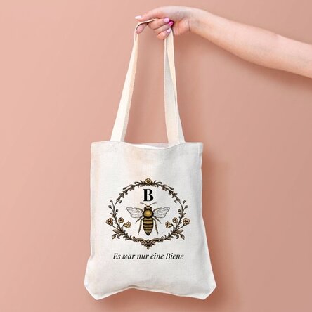 Personalisierte Tragetasche mit Aufdruck – Bee