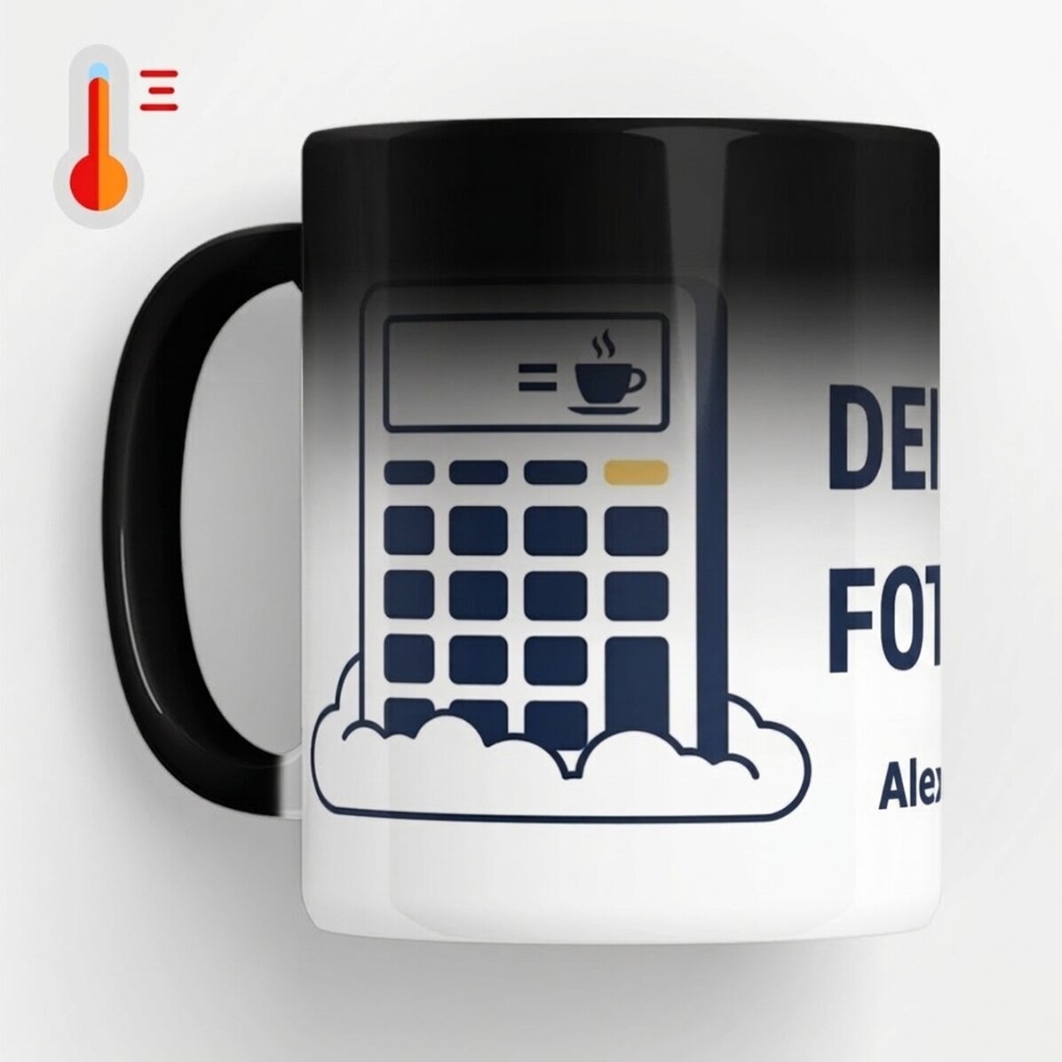 Personalisierte Zaubertasse mit Text – Buchhaltung