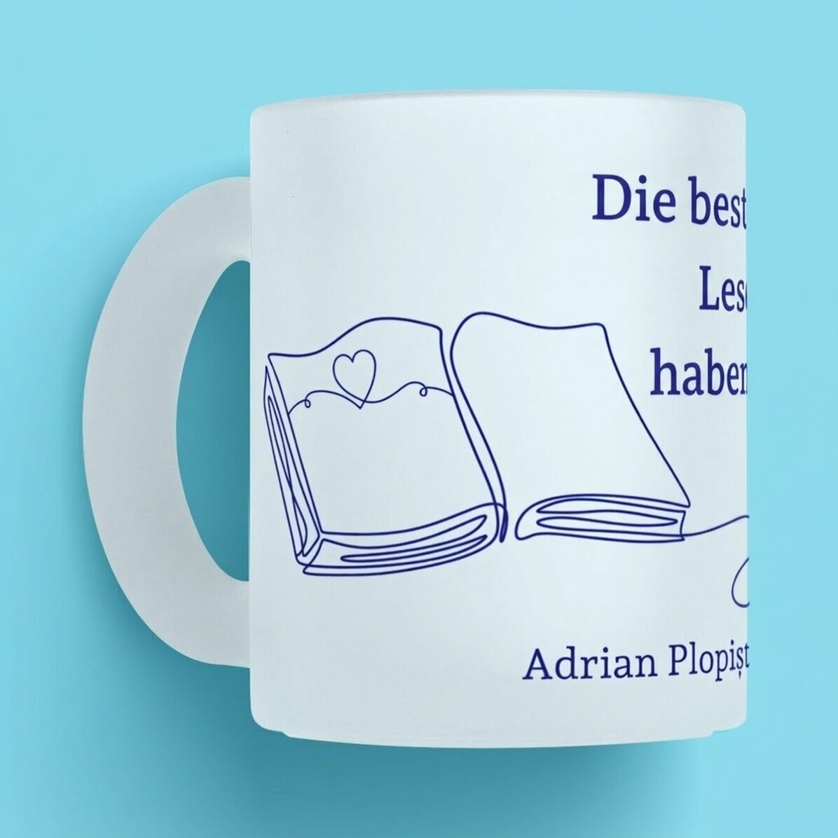 Personalisierte Tasse mit Text für Lehrer