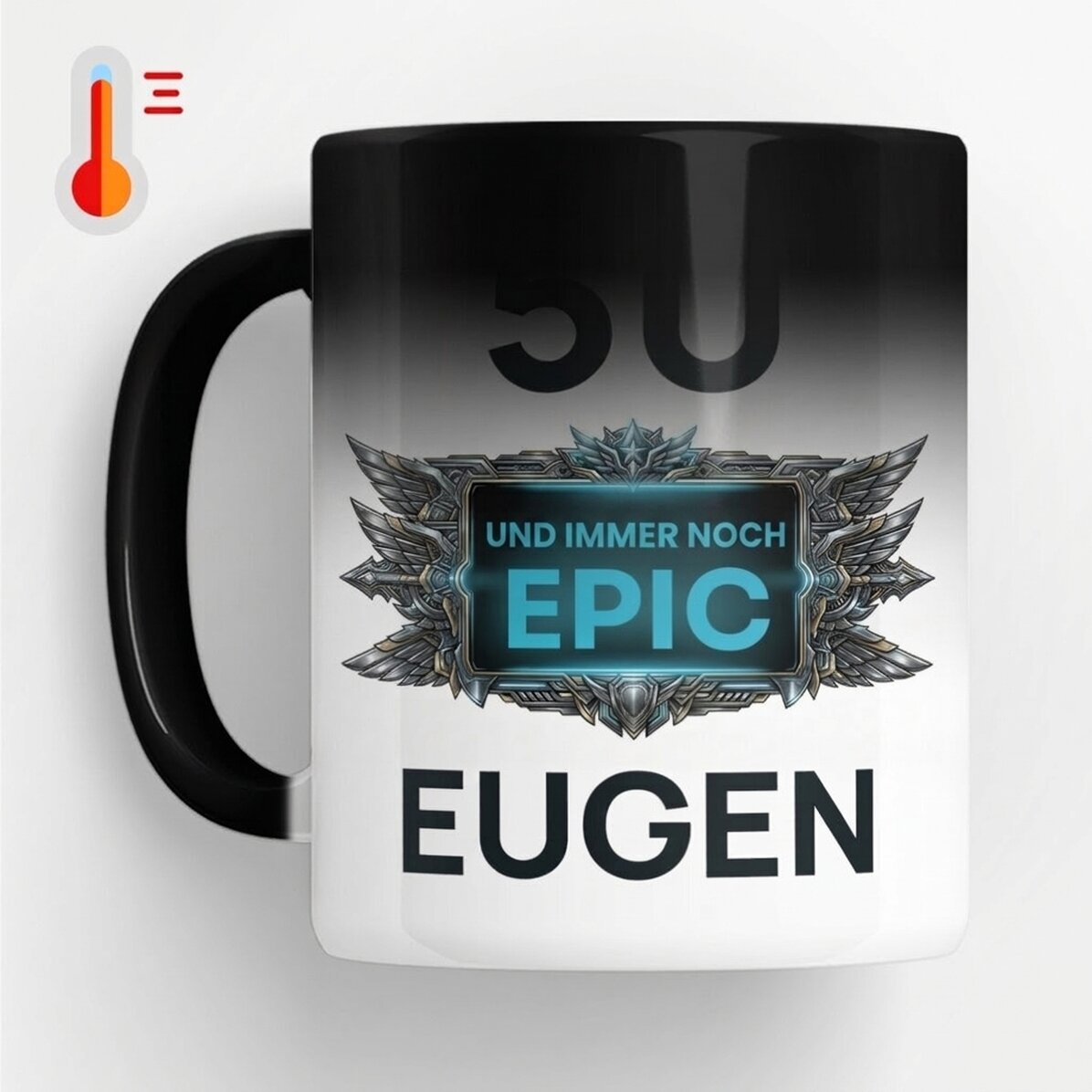 Personalisierte Zaubertasse mit Text zum Geburtstag – Inca Epic