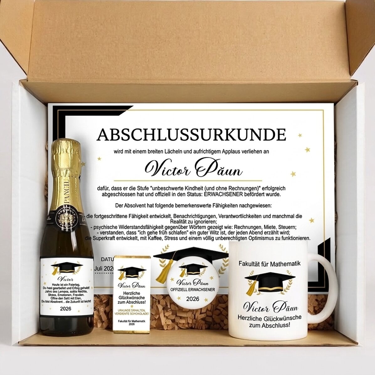 Geschenkset für Schulabgänger – Das Erwachsenenleben
