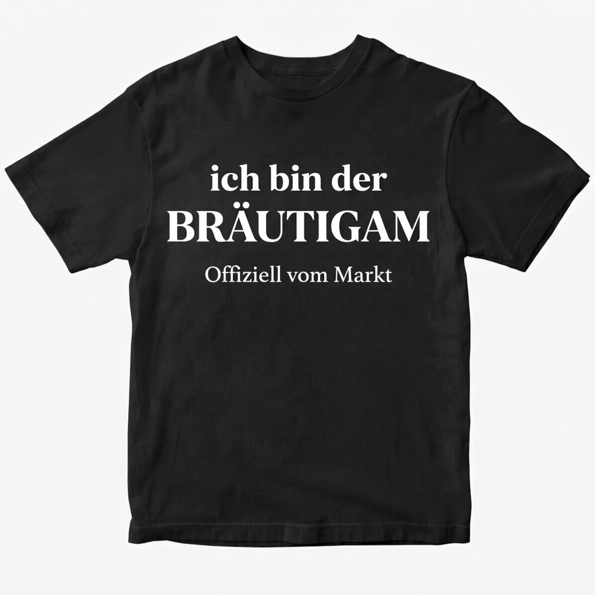 Personalisiertes Baumwoll-T-Shirt mit Aufdruck – Die Brautmann-Crew