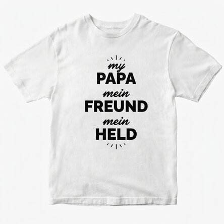 Personalisiertes Baumwoll-T-Shirt mit Aufdruck – My person