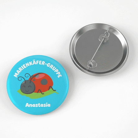 Personalisiertes Namensschild für den Kindergarten