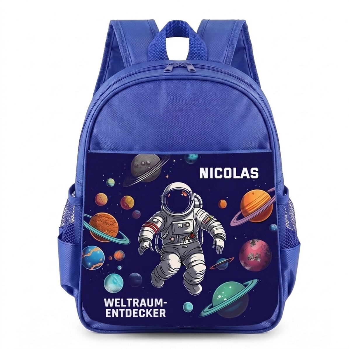 Personalisierter Schulranzen mit Schriftzug – Astronaut