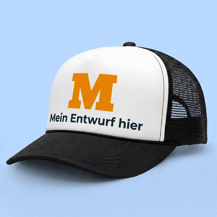 Personalisierte Mütze mit Initiale