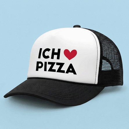 Personalisierte Mütze mit Aufdruck – I love...