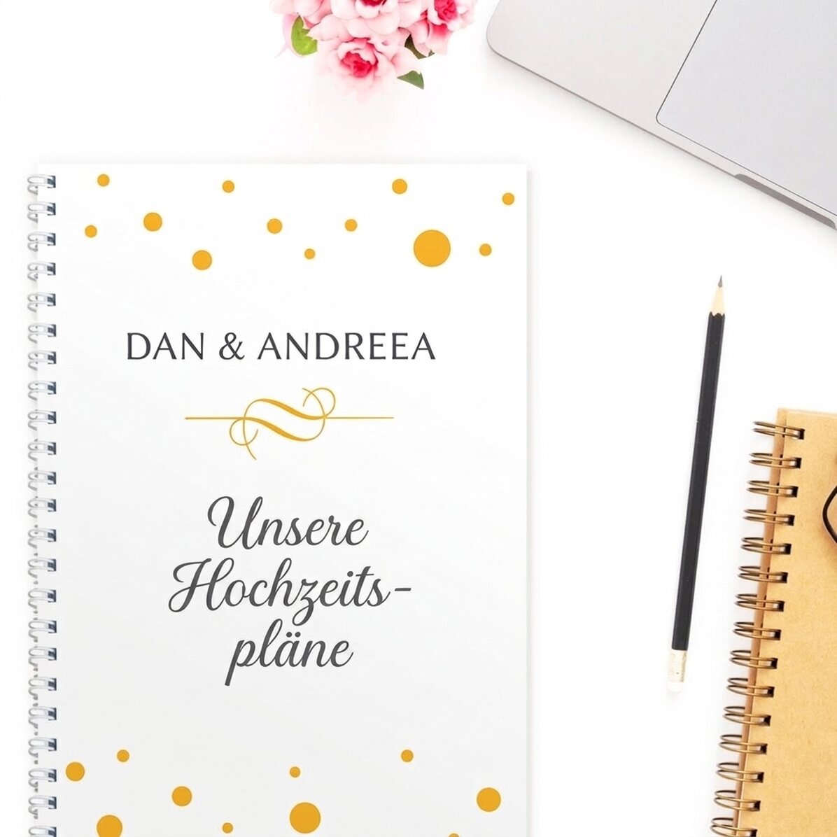 Individuell gestaltetes Notizbuch – Unsere Pläne