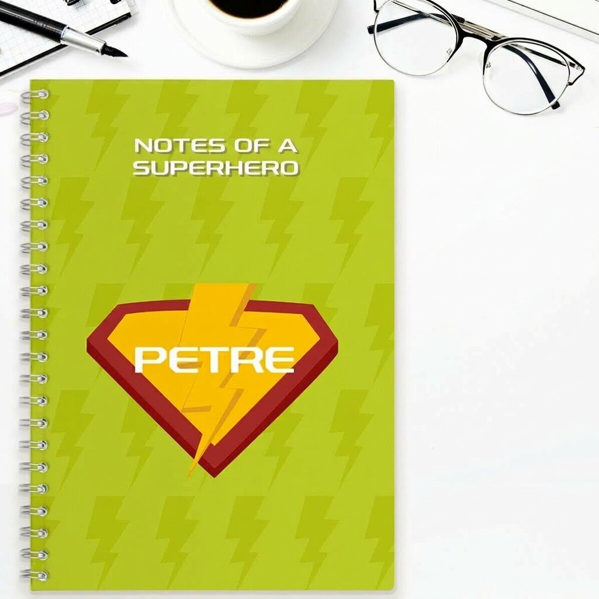 Personalisiertes Notizbuch – Superheld