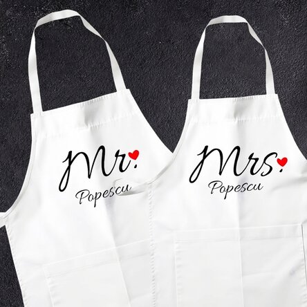 Individuell gestaltete Sets für Paare – Mr & Mrs