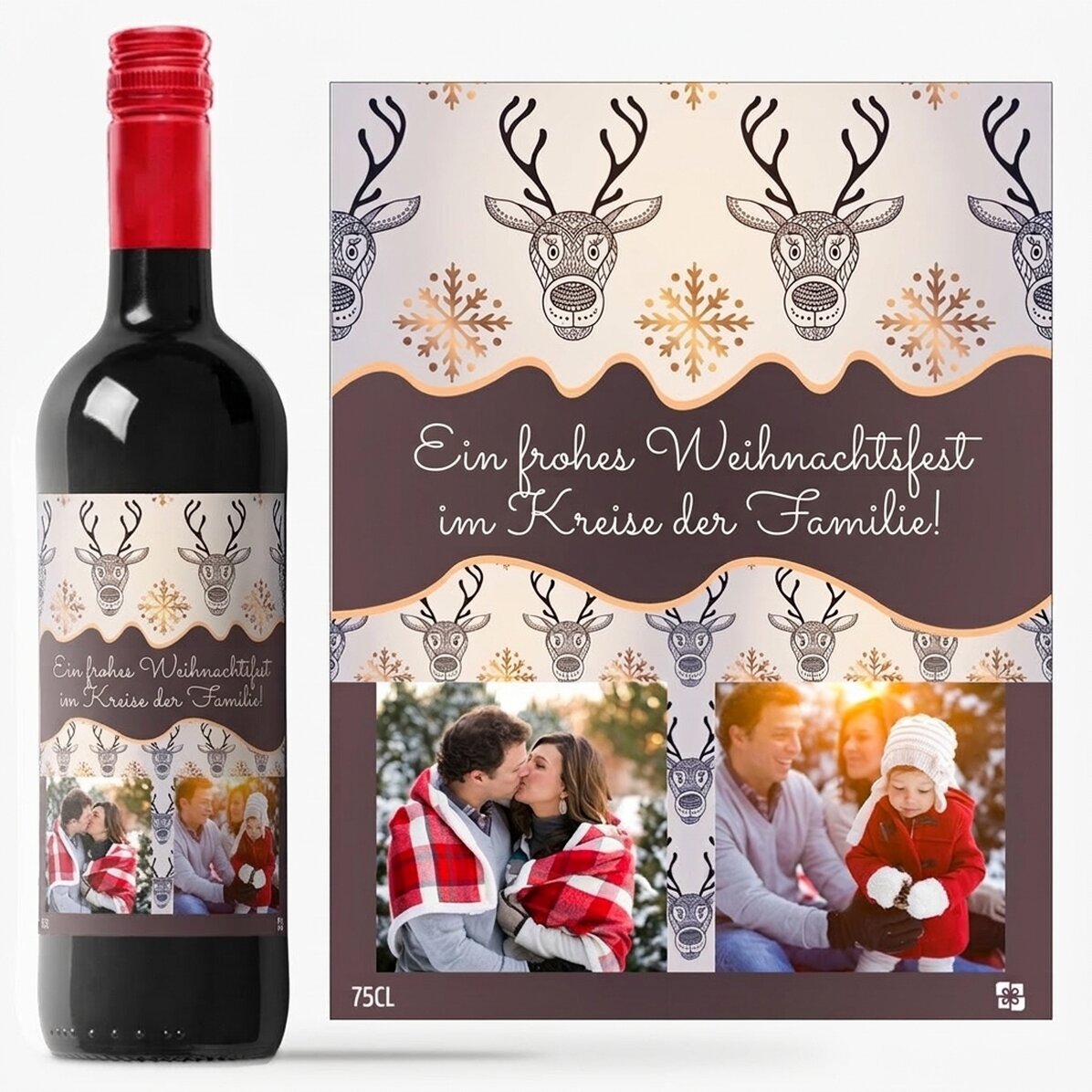 Personalisierter Wein „Golden Antlers“