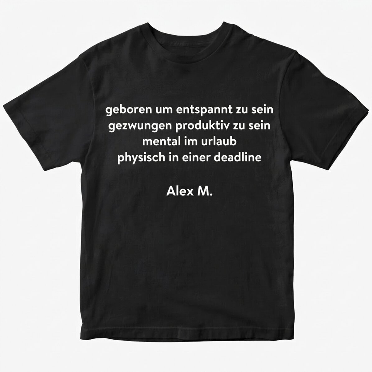Personalisiertes T-Shirt mit Aufdruck