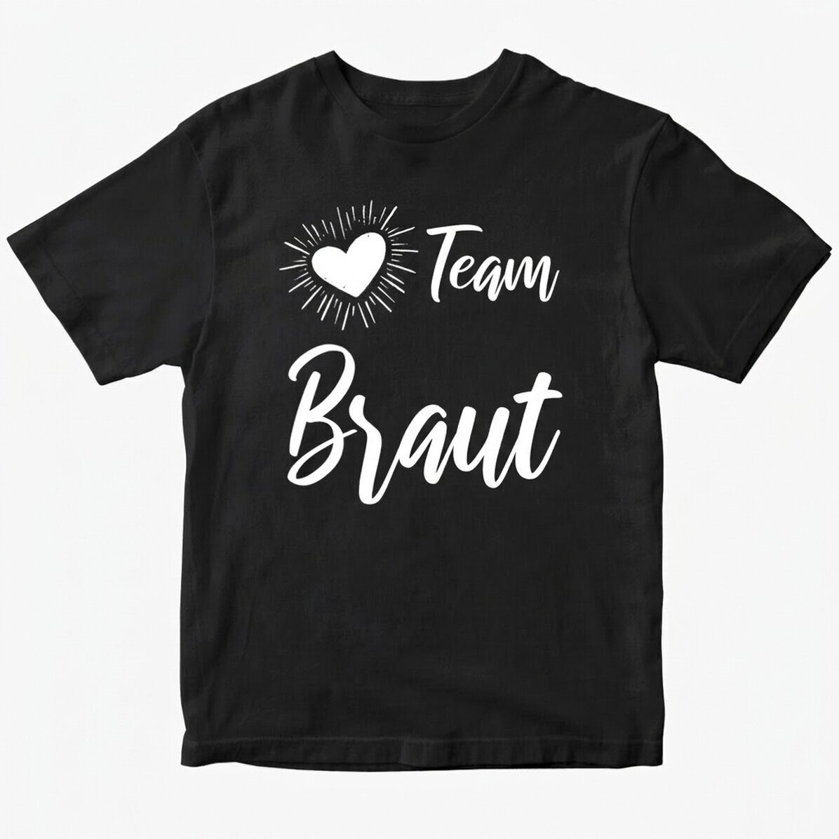 Personalisiertes T-Shirt mit Aufdruck – Team Bride