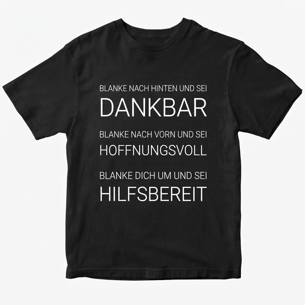 Personalisiertes T-Shirt mit Text – Porträt