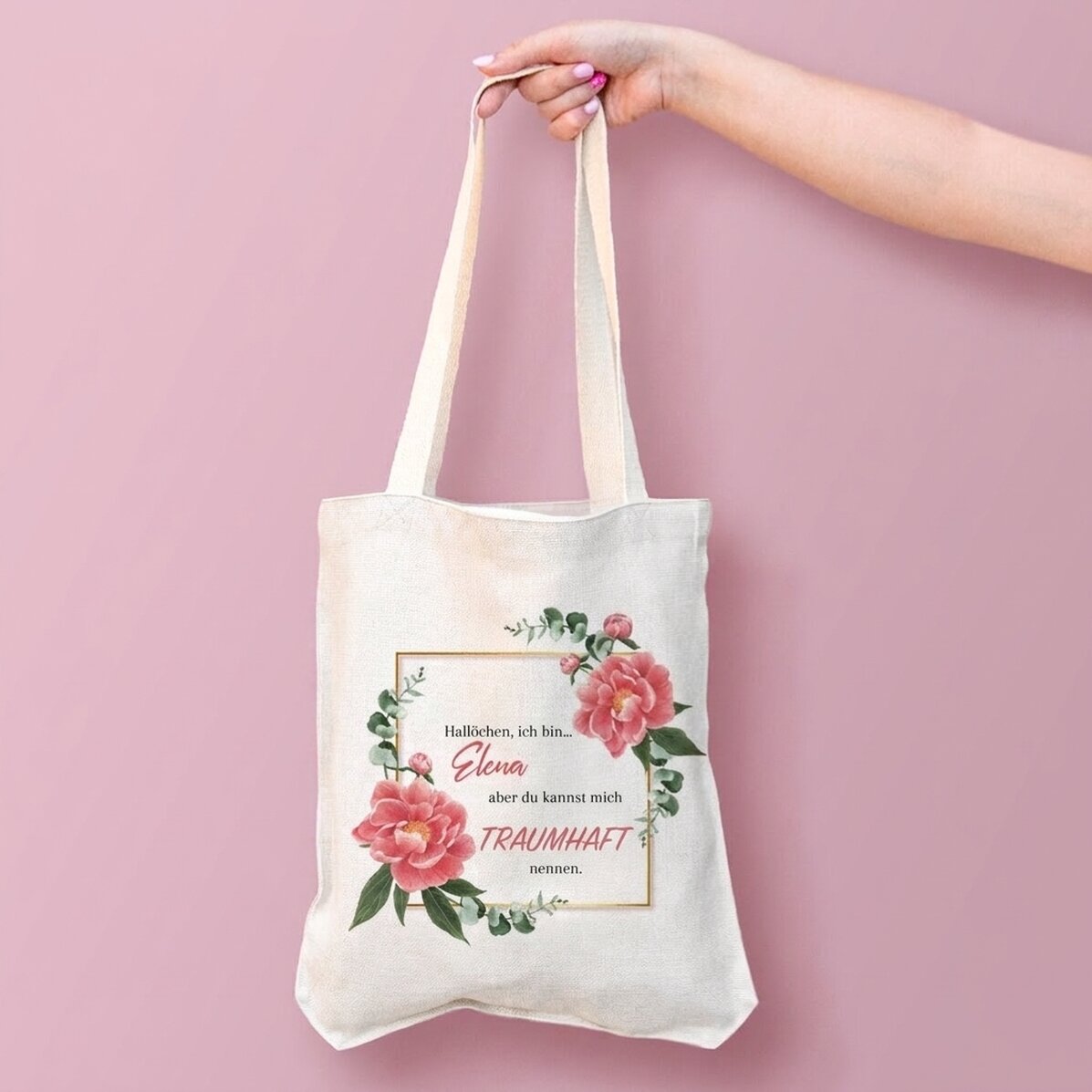 Personalisierte Tasche mit Text – Gorgeous