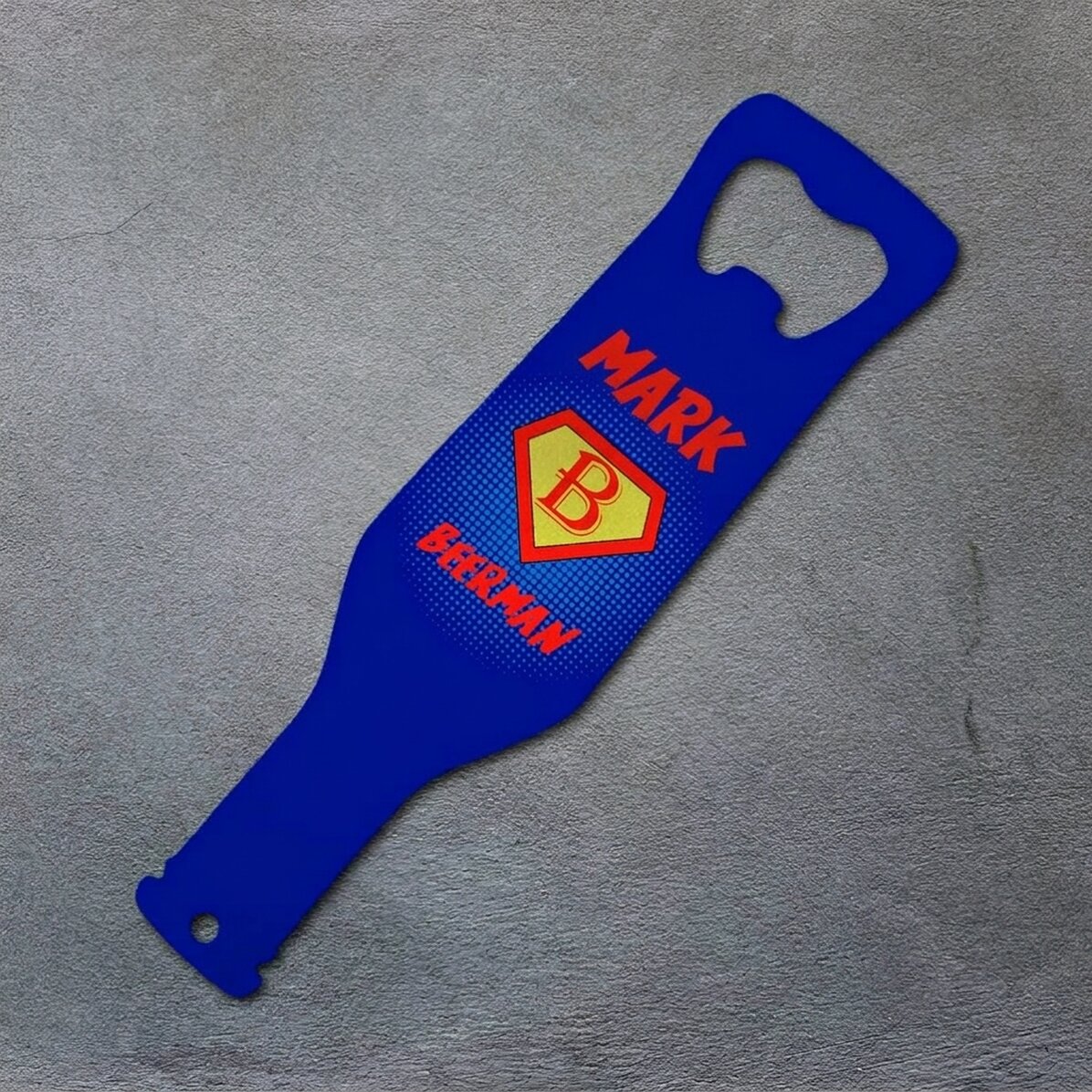 Personalisierter Bieröffner – Beerman