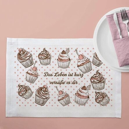 Individuell gestalteter Tellerhalter – Sweet Life