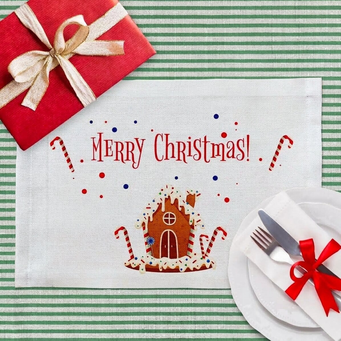 Individuell gestalteter Tellerhalter – Gingerbread
