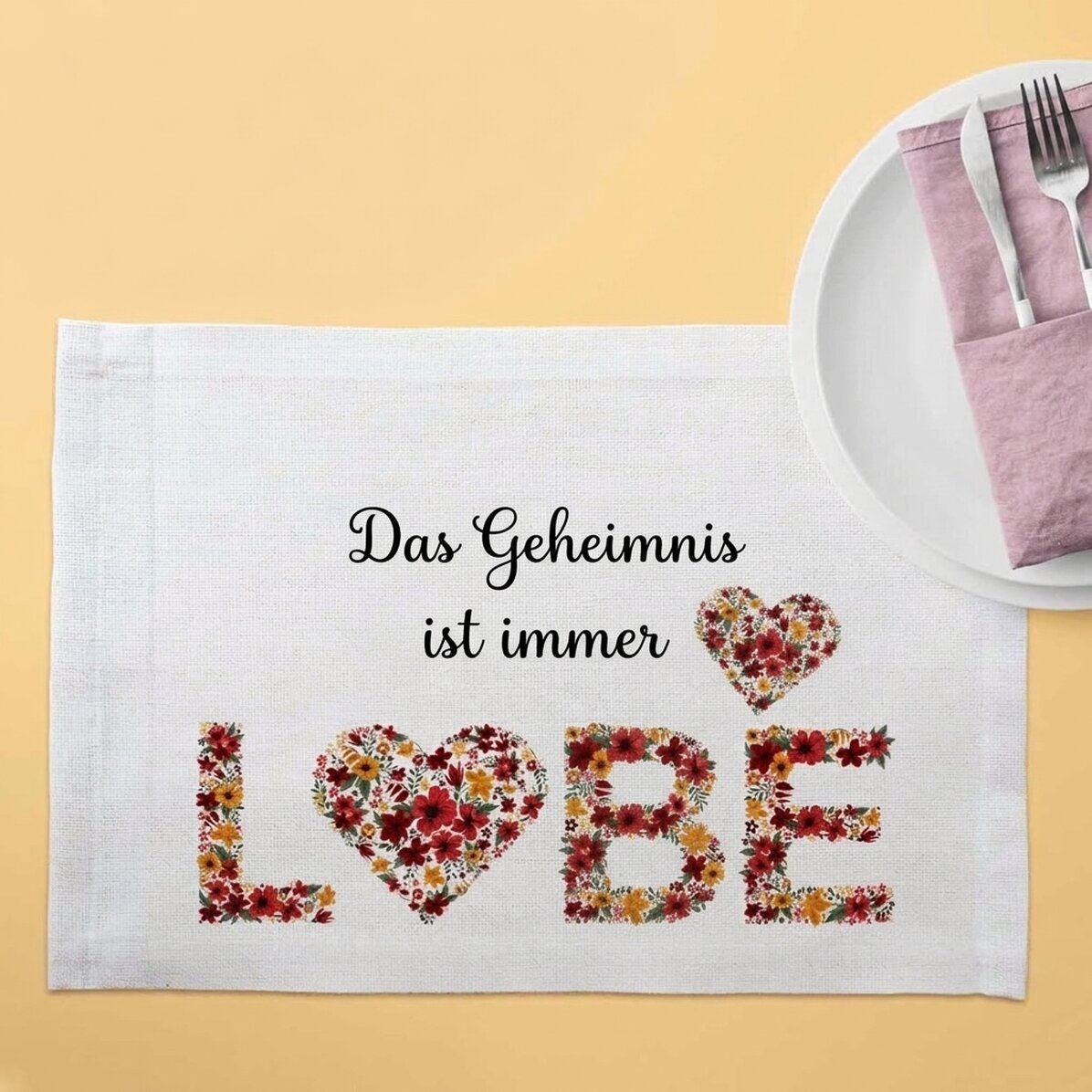 Individuell gestalteter Tellerhalter – The secret ingredient