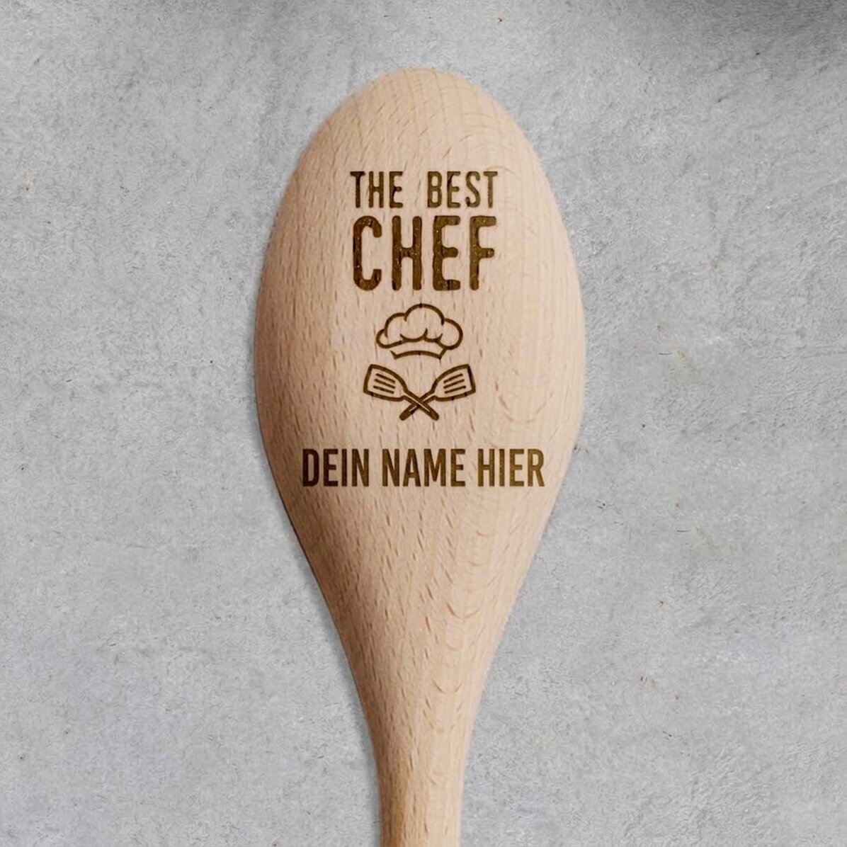 Personalisierter Holzlöffel – Best Chef