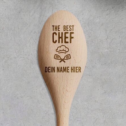 Personalisierter Holzlöffel – Best Chef