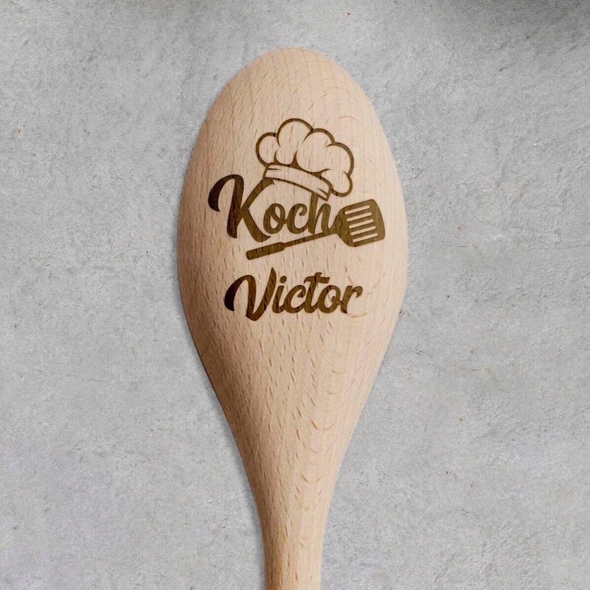 Personalisierter Holzlöffel – Koch