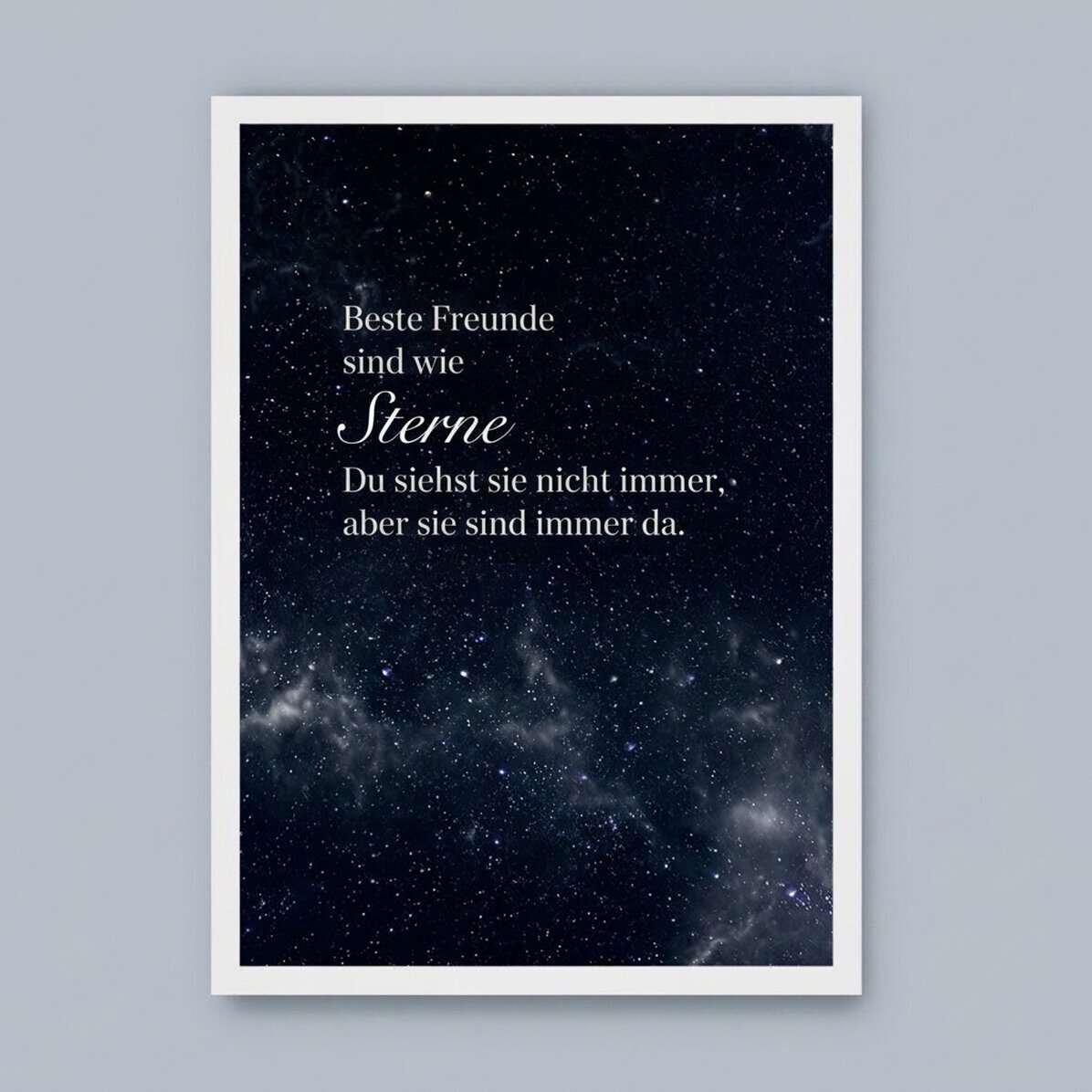 Individuell gestaltetes Bild mit Text – Best Friends