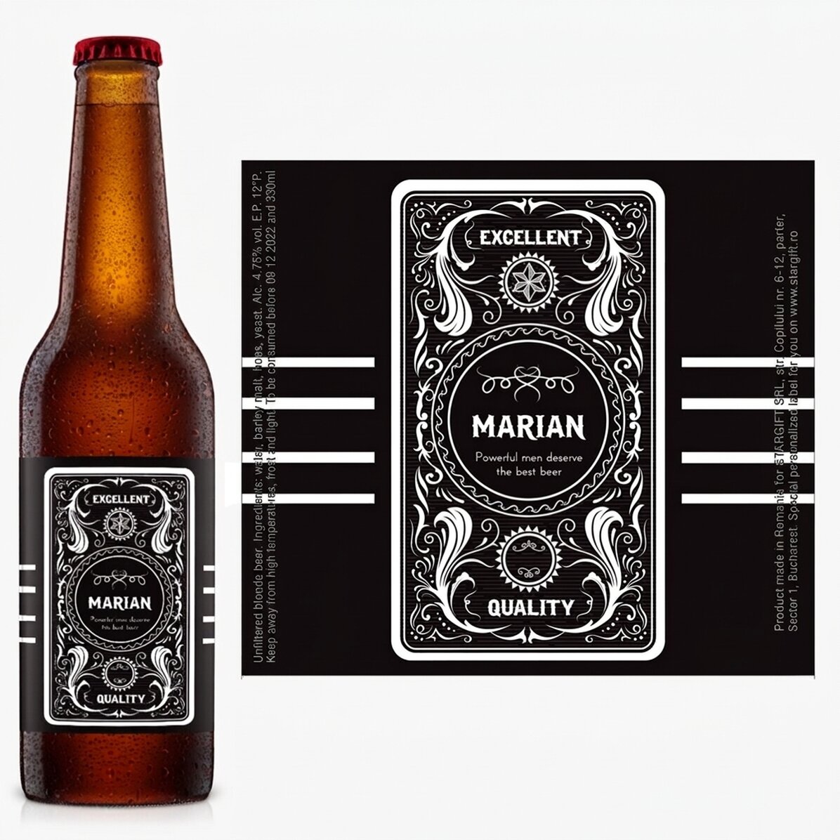 Bier mit individueller Beschriftung – Western